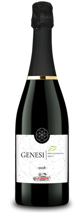 Bottiglia di vino Genesi Malvasia Brut 2018