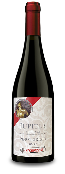 Bottiglia di vino Jupiter Pinot Grigio 2017