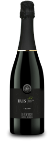 Bottle organic wine Iris Sparkling Brut Millesimato 2020